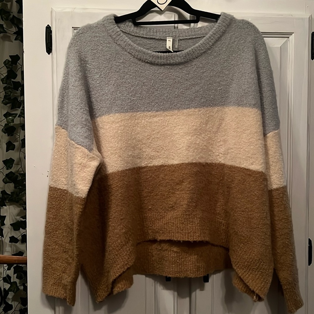 Glam Striped Sweater
